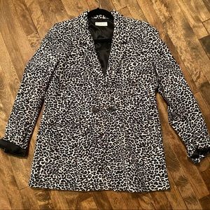 Anine Bing leopard blazer